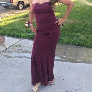 Tobi Jeniffer Strapless Maxi Dress